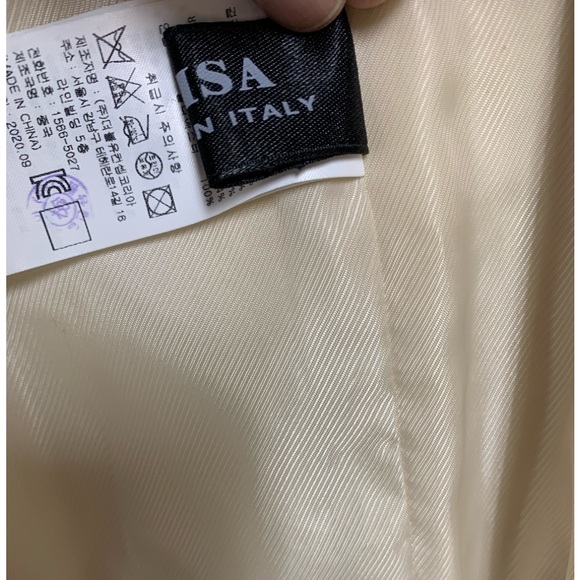 RARE Frontrow Premium Edition Italy Cream Boucle Blazer Size XS 36 - Picture 6 of 8